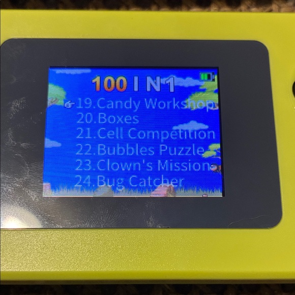Next Level Apparel Neon Yellow-Green Handheld Game Console - Picture 6 of 9